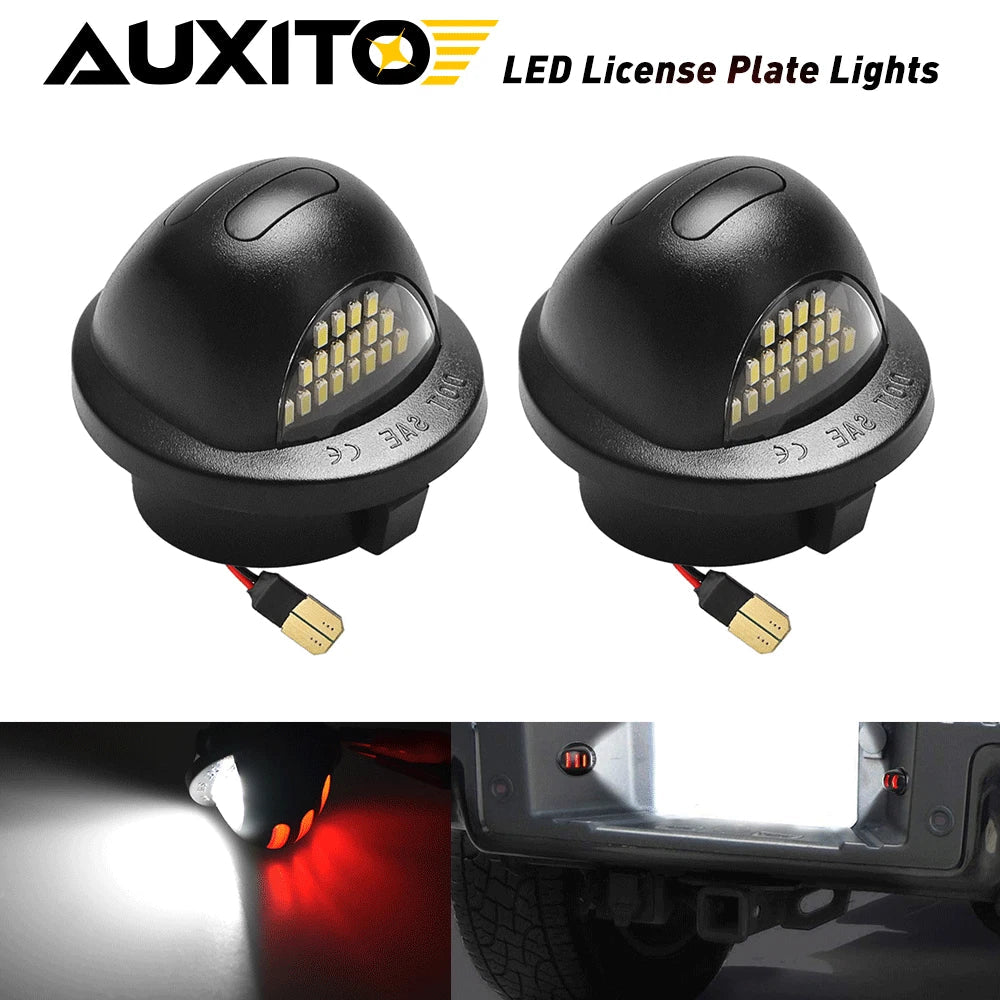 2PCS LED License Plate Light Replacement 6000K for Ford F-150 F-250 F-350 Ranger 6B93BC-57