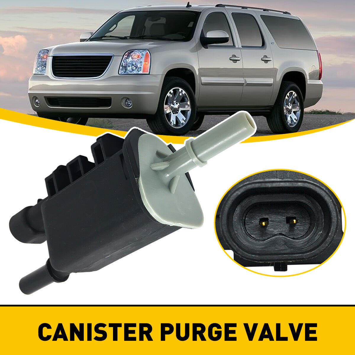 Vapor Canister Purge Solenoid Valve for 07-13 Cadillac Escalade Chevy Avalanche 6B93BC-57