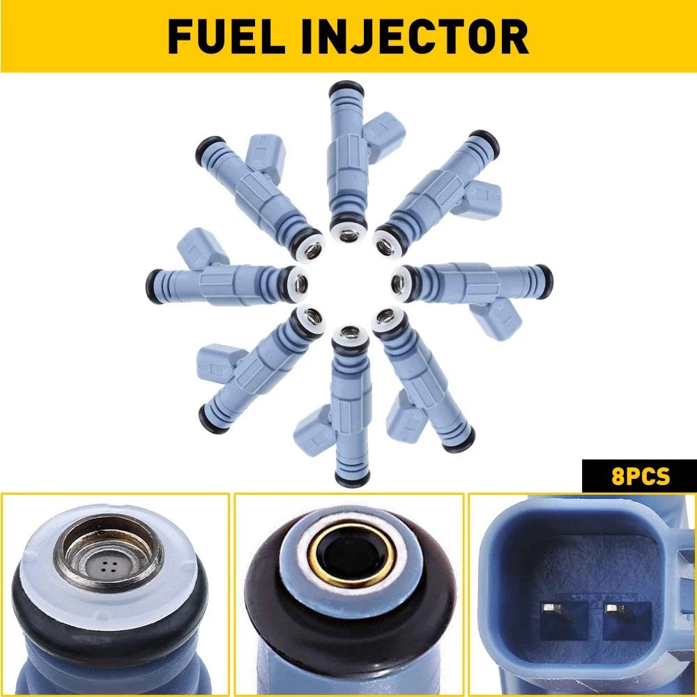 SET of 8 Upgrade Injectors Fuel For 01-07 Dodge Durango Dakota Ram 1500 4.7L V8 6B93BC-57