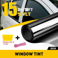 10' Uncut Roll Window Tint Film 5% 15% 20% VLT 20" x 10'ft Car Home Office Glass 6B93BC-57
