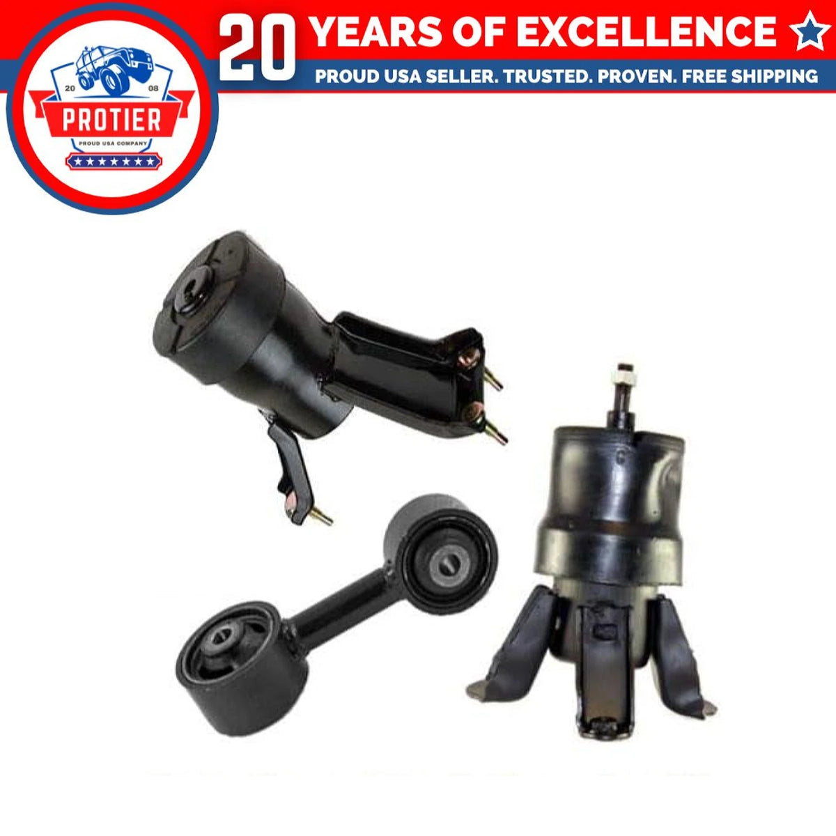 Fits 1997-2001 Toyota Camry Japan Built 2.2L MANUAL Trans Motor Mount 3PCS :