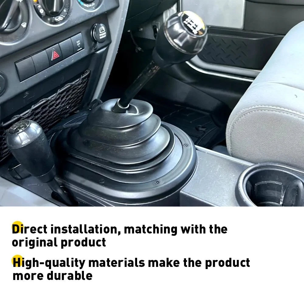 FOR 2007 2008 09 10 Jeep Wrangler Manual 3.8L Trans Gear Shifter Boot Cover EOA 6B93BC-57