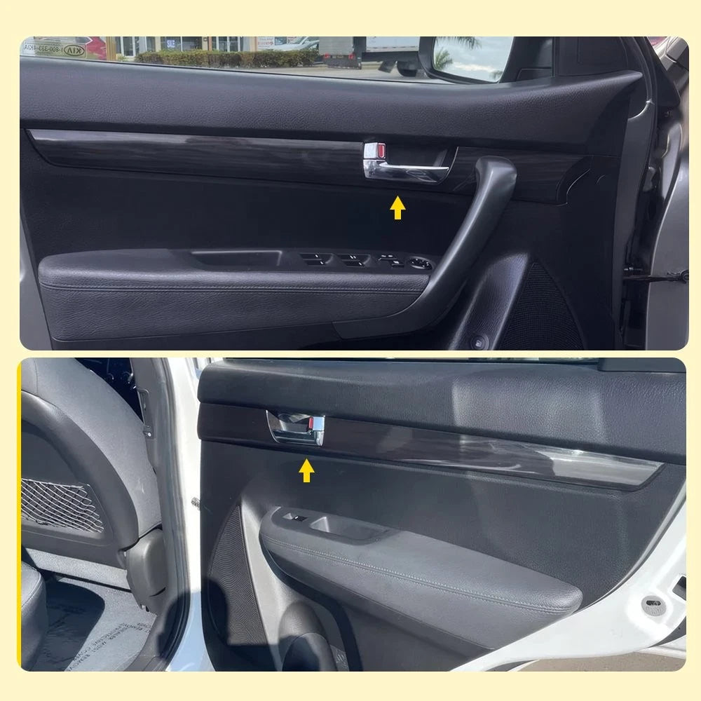 4X Inside Door Handle Right Left Passenger Driver For 2011 12-2015 Kia Sorento A 6B93BC-57