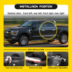 For 2023-2024 Ford F250/F350/F450 Super Duty Door Handle Covers No Smart Key EOA 6B93BC-57