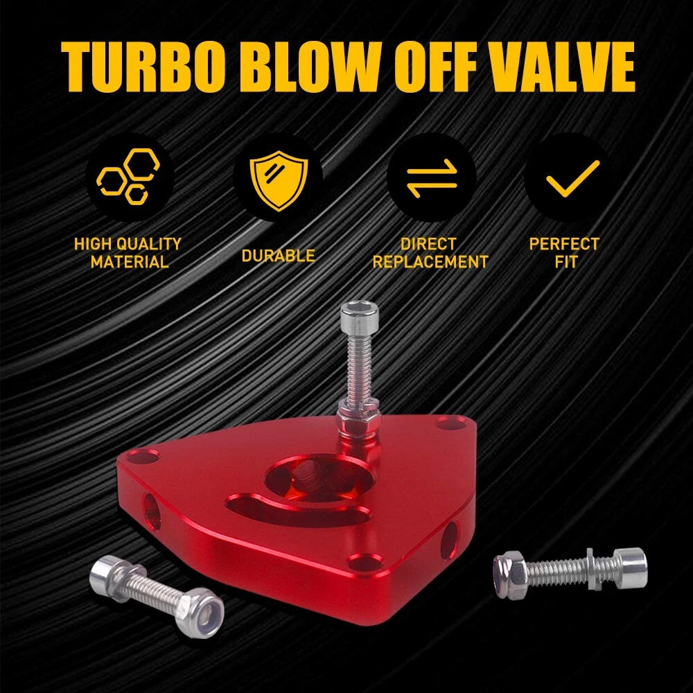 Turbo Blow Off Valve Plate Spacer BOV Fit 2015-2021 Honda Civic Vortex Red EOA 6B93BC-57