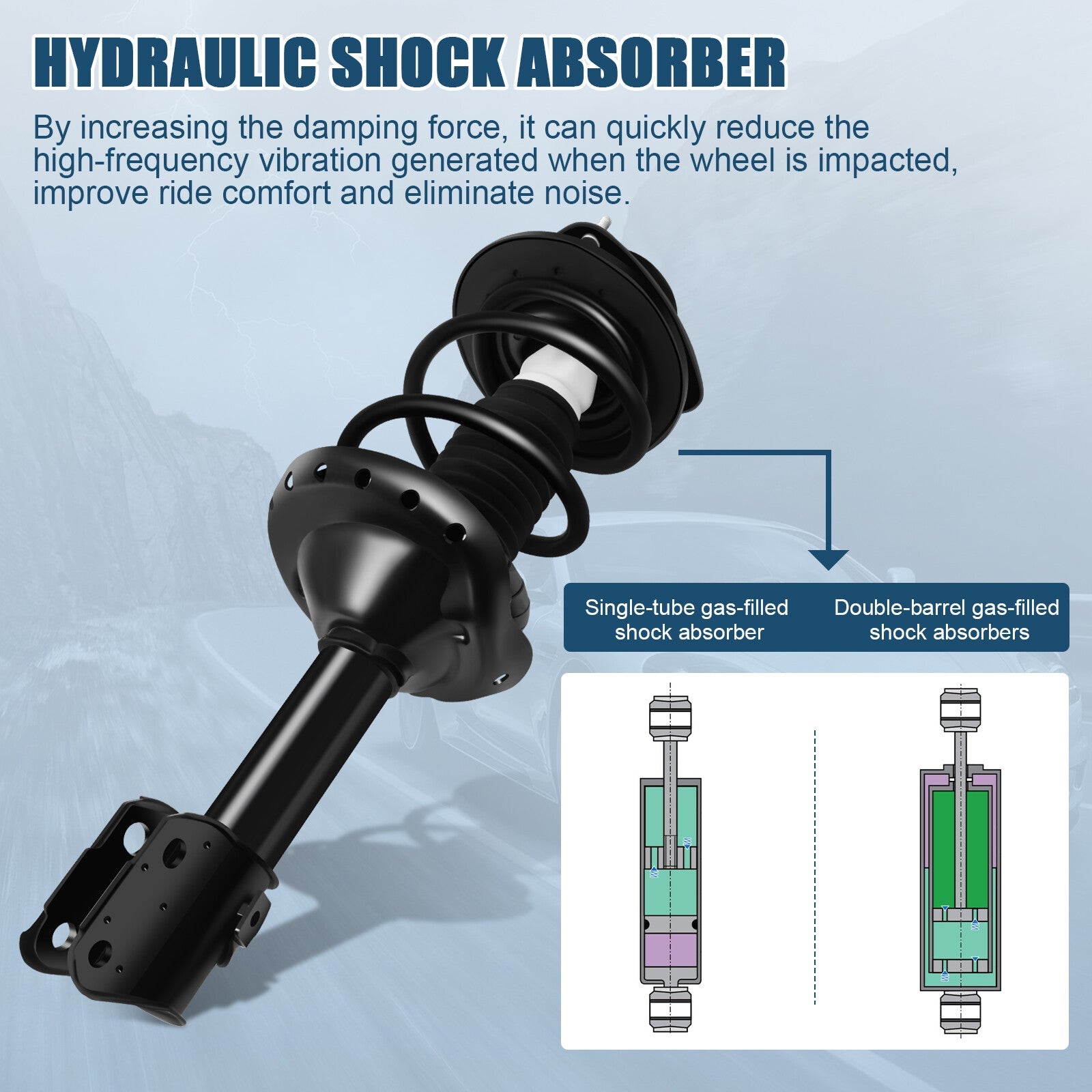 For Subaru Outback 2005-2009 Front (2) Quick Complete Struts & Springs Assembly 6B93BC-57