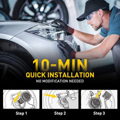 AUXITO Super Headlight Bright H7 LED Bulbs High Beam Cool White Kit 60W 40000LM AUXITO