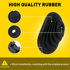 Manual Transmission Gear Shifter Boot Shift For Cover Jeep Wrangler JK 07-10 EOA 6B93BC-57