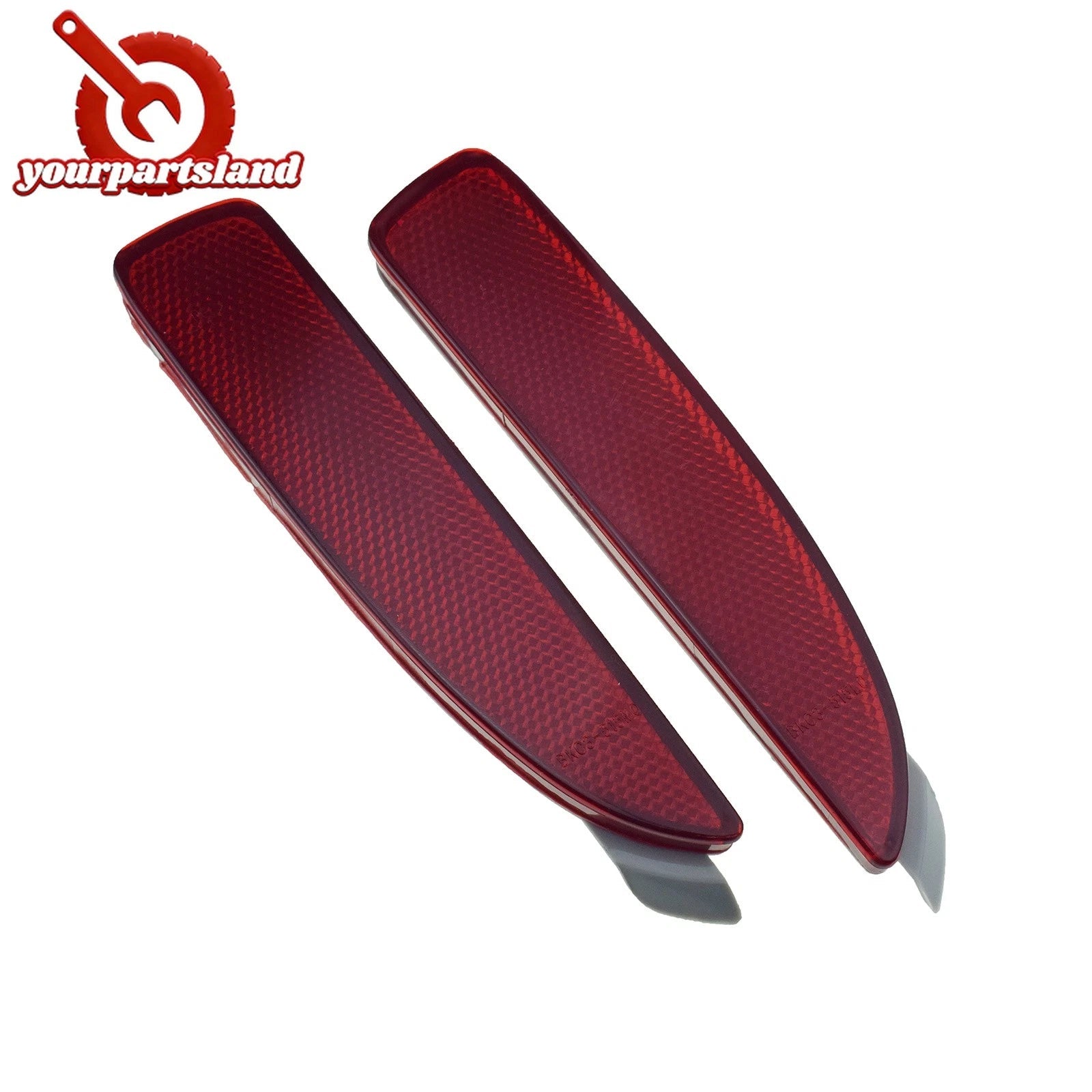 Rear Bumper Reflector Left Right For 2014-2018 Mazda 3 D350515M0E D350515L0E 6B93BC-57