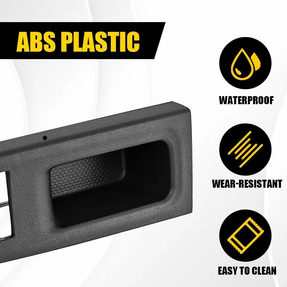4pcs/Set Door Window Switch Bezel Trim Panel Cover For Toyota Yaris 12-14 4-Door 6B93BC-57