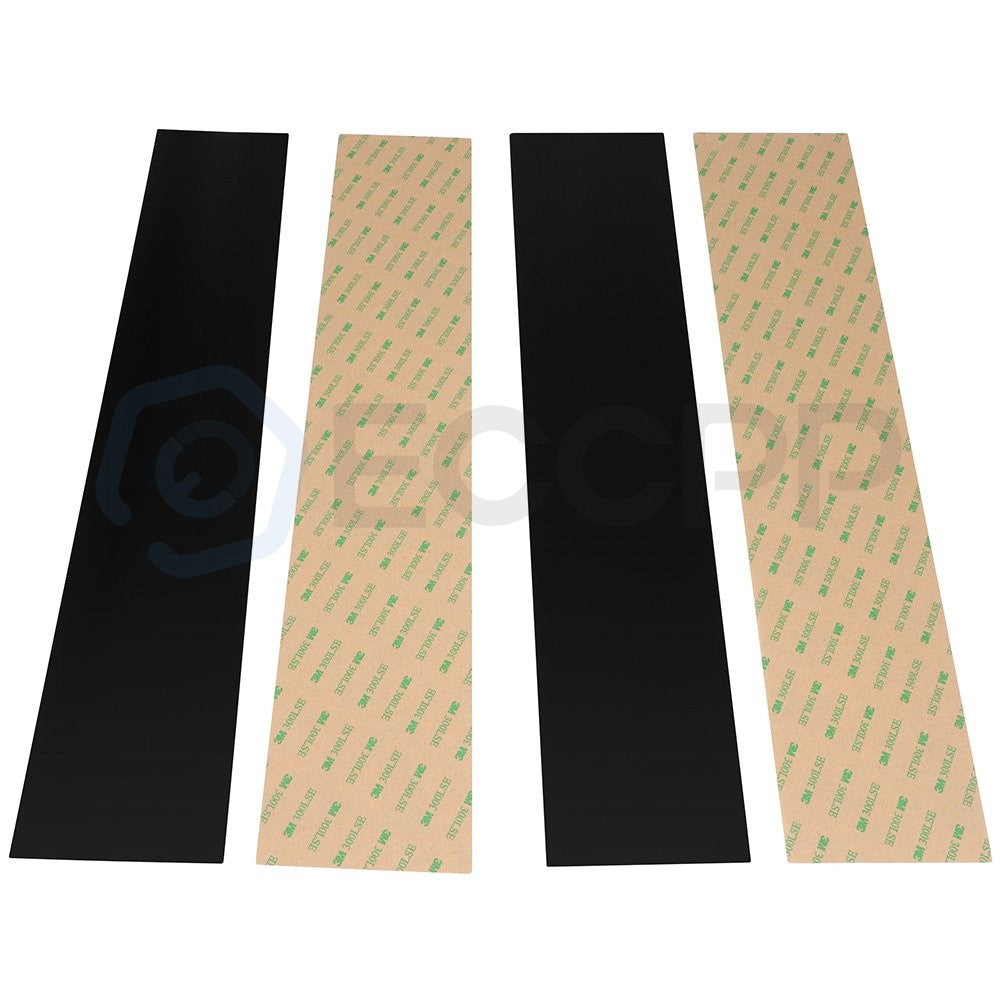 4Pcs Piano Black Pillar Posts Door Trim Cover Kit Fits 04-14 F150 Super Crew Cab 6B93BC-57