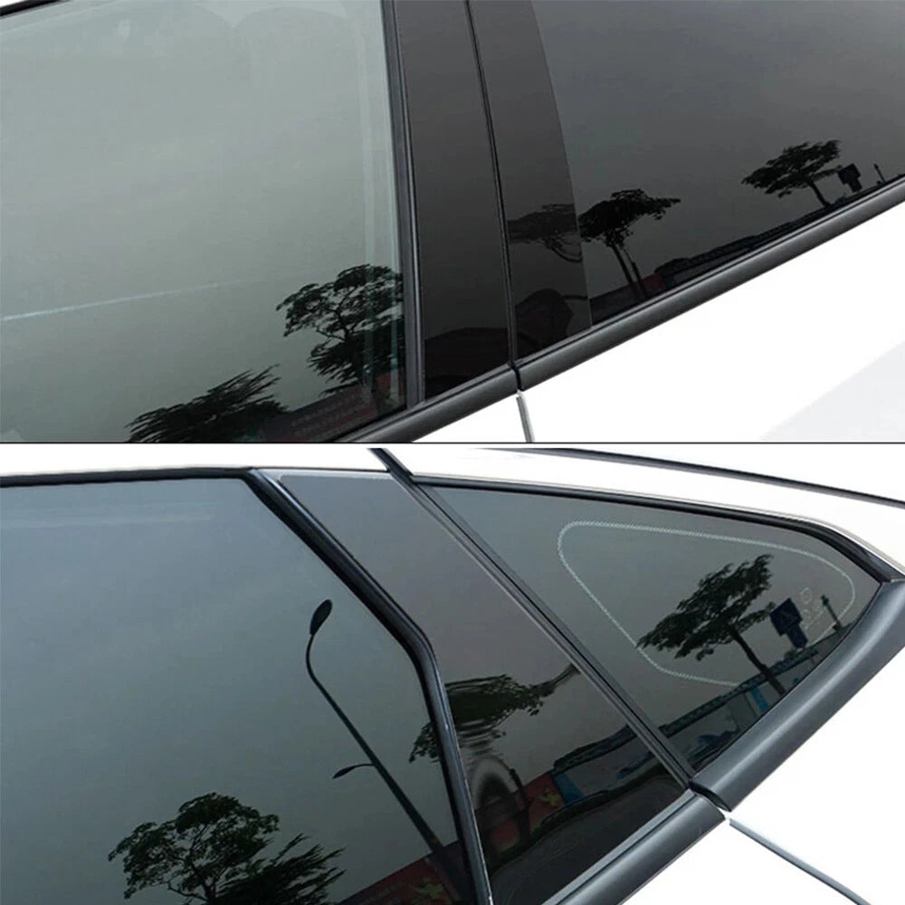 For Honda Civic Sedan 2016-2021 Black Glossy Pillar Post Door Trim Accessories A 6B93BC-57