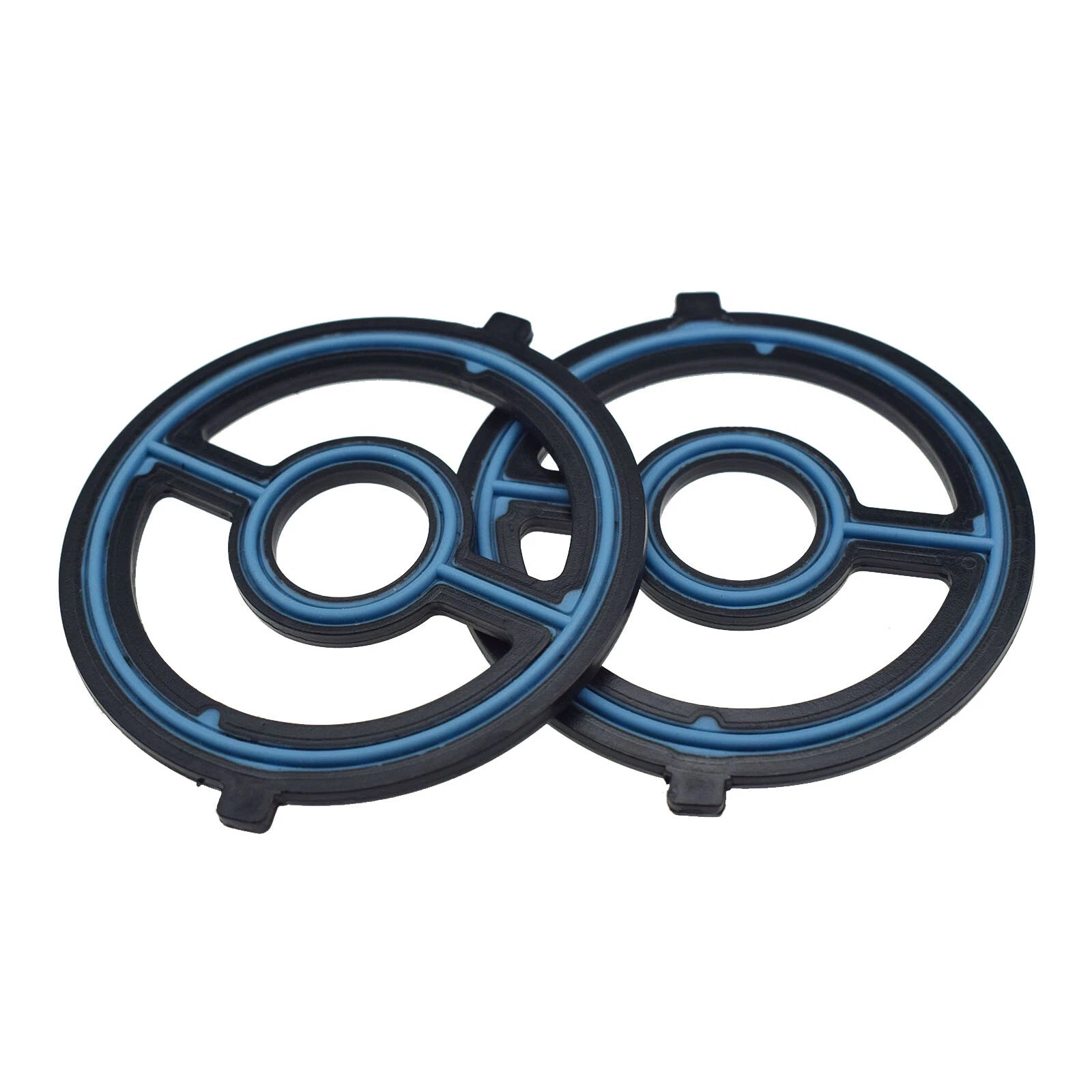 2PCS Engine Oil Cooler Seal Gasket For Mazda 3 5 SPEED 6 CX7 Tribute LF02-14-700 6B93BC-57
