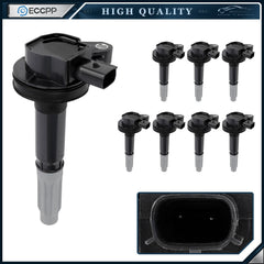 ECCPP 8 Ignition Coils For V8 5.0L Ford F150 Truck Mustang 11 12 2013 2014 2015 ECCPP