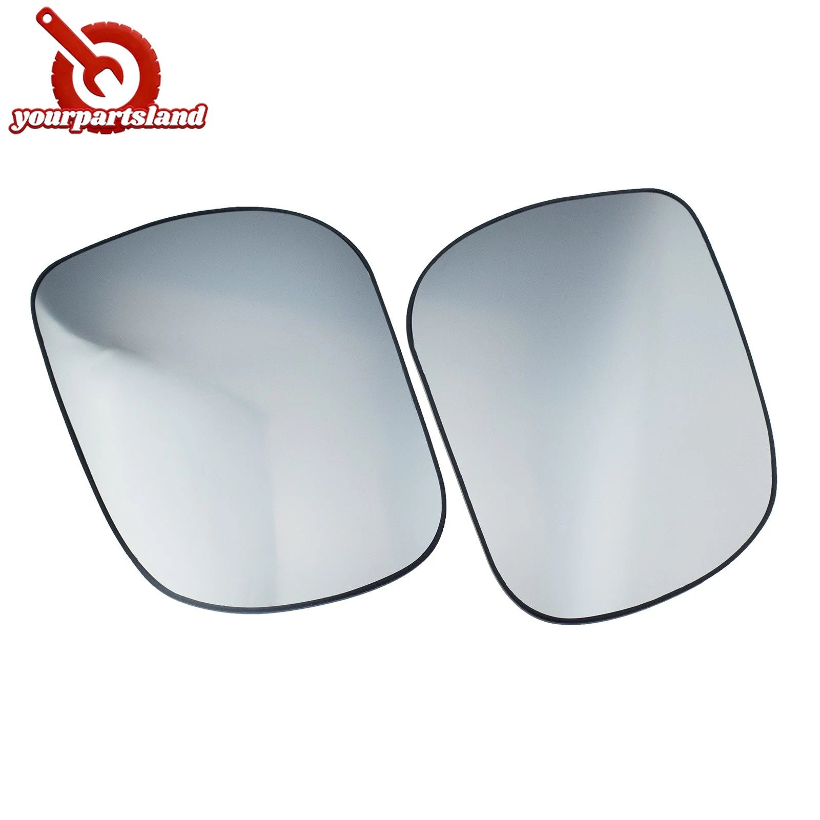 2PC Mirror Glass W/ Plate Heated For Toyota RAV4 2006-2012 8796142790 8793142890 6B93BC-57
