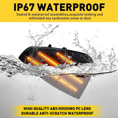 2PC LED Side Marker Parking Turn Signal Corner for Lights 2006-10 Dodge Charger 6B93BC-57