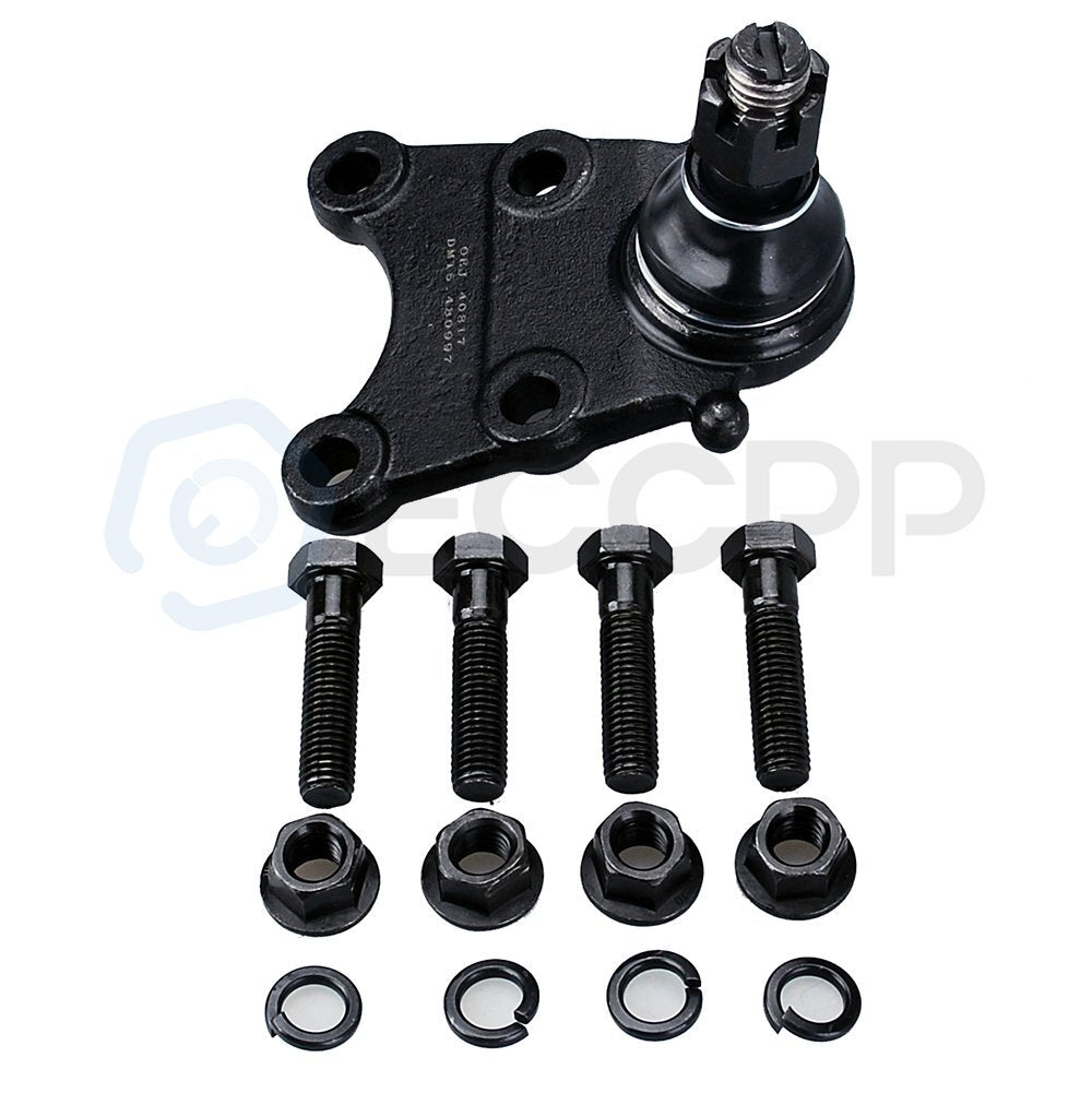 6PCS Fits 2004-08 Chevy GMC Front Wheel Bearing Upper Lower Ball Joint Kit w/ABS KOEEP