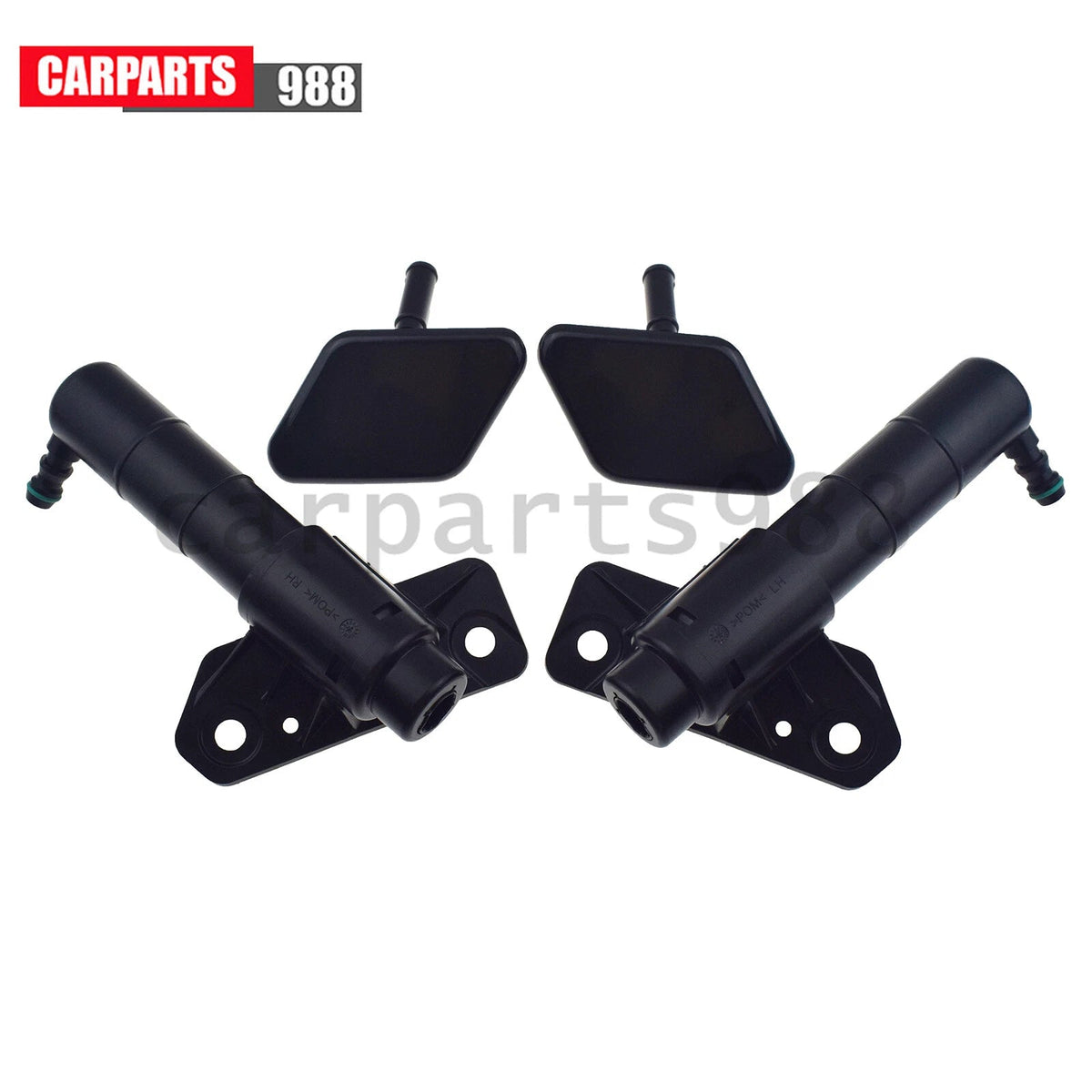 4Pcs Left Right Headlight Washer Spray Nozzle + Cover For Kia Sportage 3 2011-16 6B93BC-57