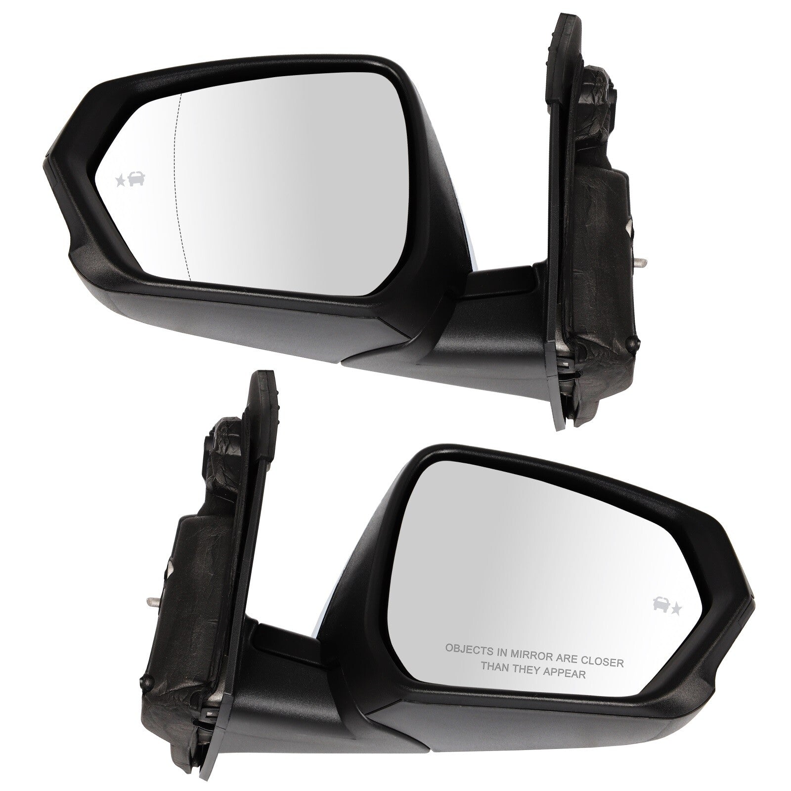 Chrome Mirror For 2018-2021 Chevrolet Equinox Blind Spot Driver & Passenger Side 6B93BC-57