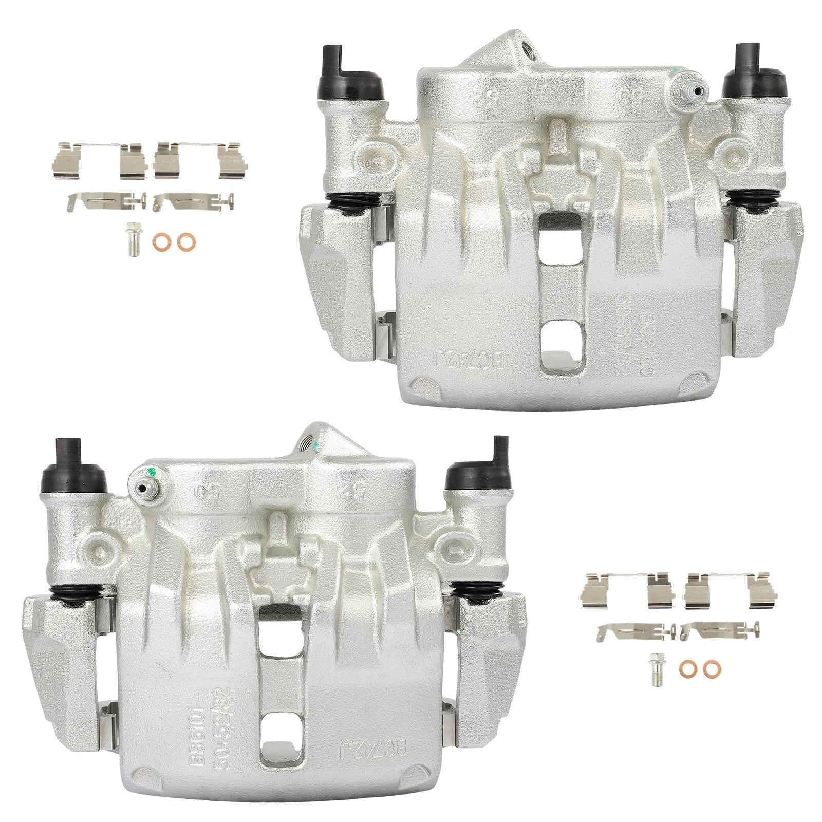 Front Brake Calipers 2Pcs For 2014-2019 Ram Promaster 1500 18B5524 18B5525 6B93BC-57