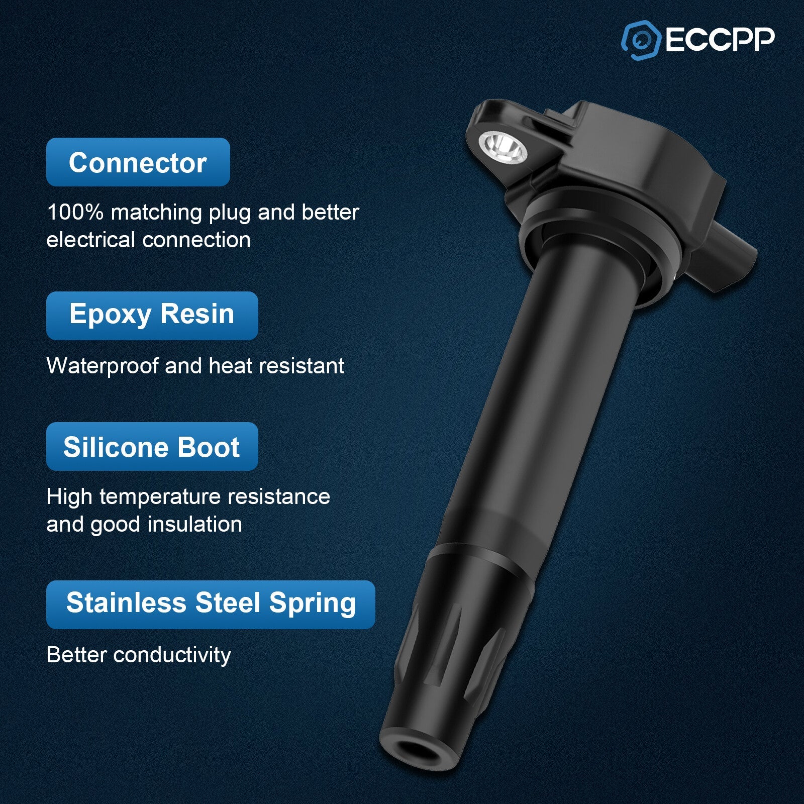 ECCPP 6 Ignition Coils For 08-10 Chrysler Town & Country Grand Caravan V6 4.0L 6B93BC-57