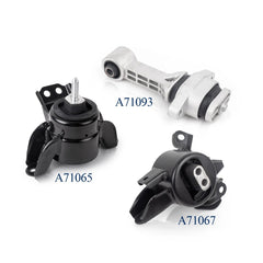 Engine mount set compatible with Kia 14-19 Soul l4 1.6l 2.0l 6B93BC-57