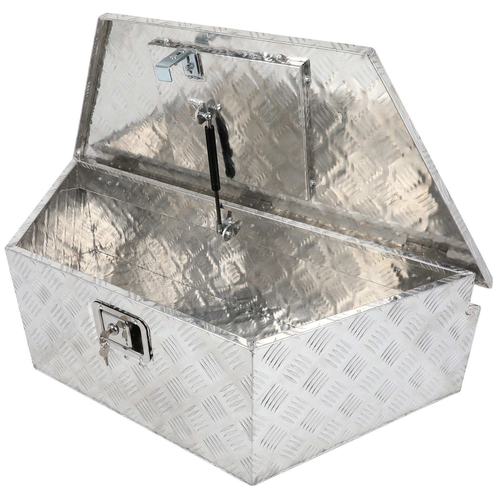 Aluminum Trailer Tongue Tool Box Pickup Truck Bed Storage Toolbox 39"X16.5"X12" 6B93BC-57