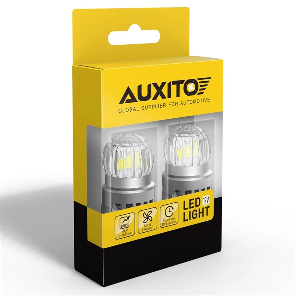 AUXITO 3157 3156 LED Reverse Backup Light Drl Bulbs 6000K Super Bright White AUXITO