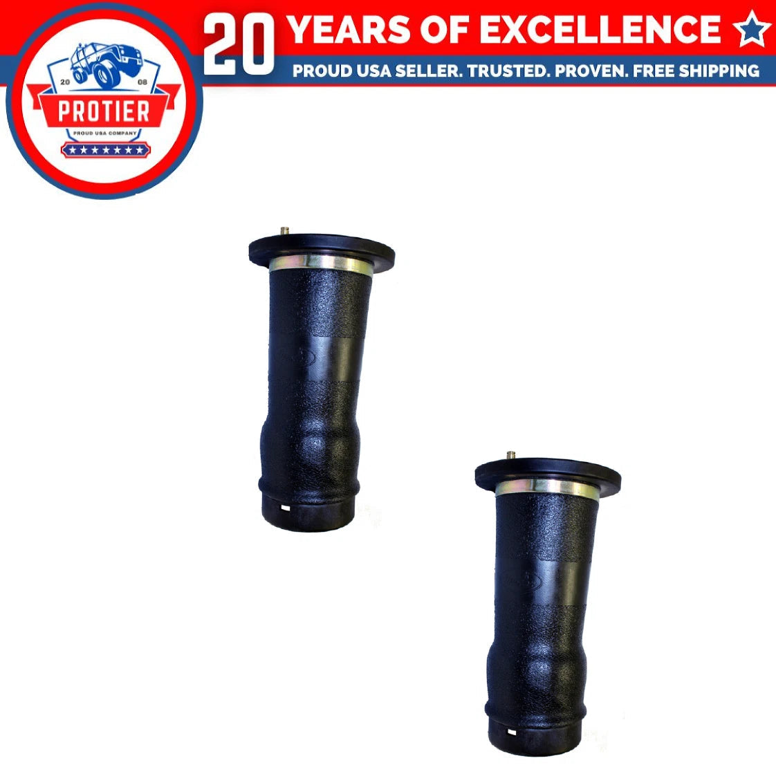 Rear Suspension Air Spring Pair Fit 1998-2004 Land Rover Discovery Series II 6B93BC-57