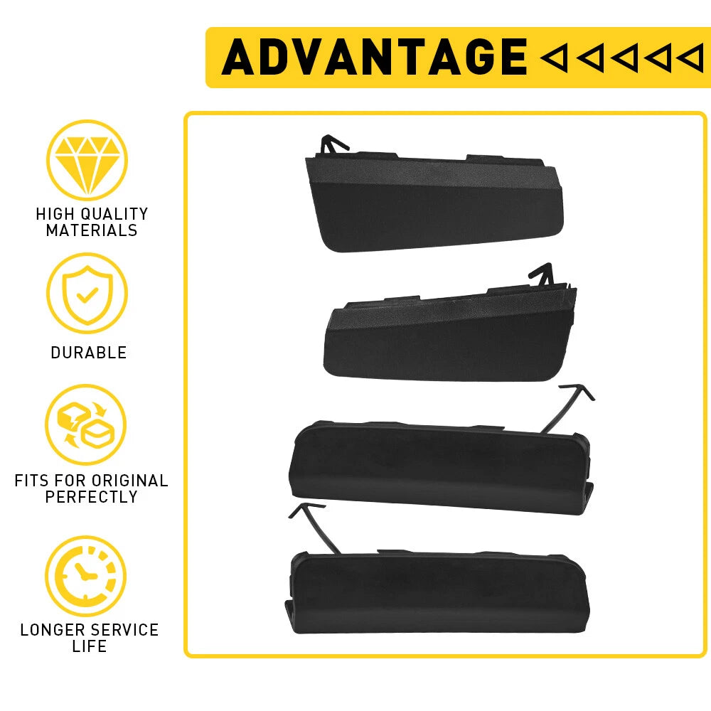 4PCS Front Bumper Tow Hook Cover For Cap Toyota RAV4 LE 2019 20 21 2022 2023 EOA 6B93BC-57