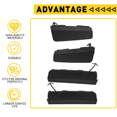 4PCS Front Bumper Tow Hook Cover For Cap Toyota RAV4 LE 2019 20 21 2022 2023 EOA 6B93BC-57