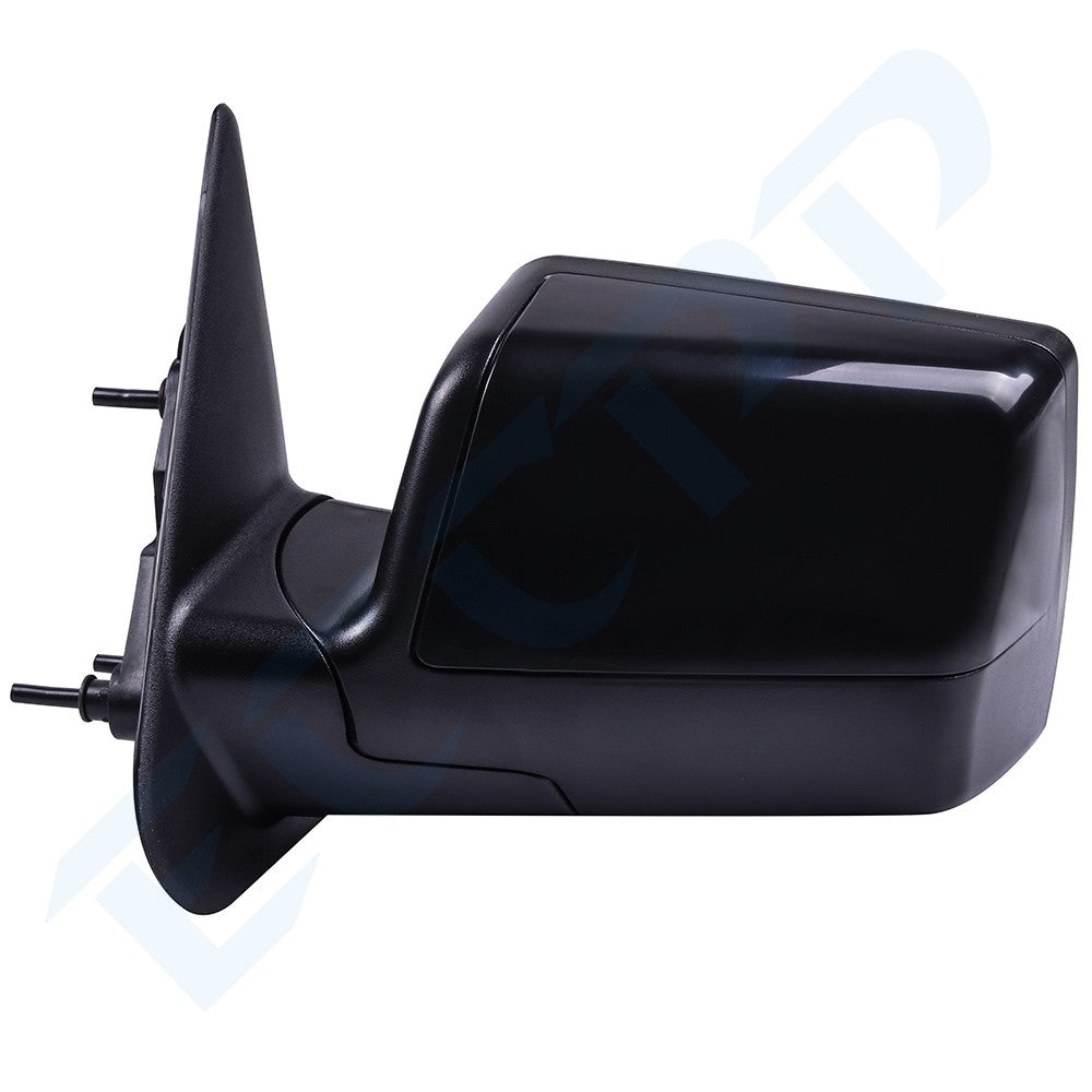 Driver Side Manual Mirror For 2006-2011 Ford Ranger Black Textured Manual Fold 6B93BC-57