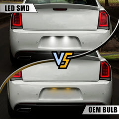 4X LED License Plate Light Rear Bumper Lamp White For 2017-2022 Jeep Compass EOA 6B93BC-57