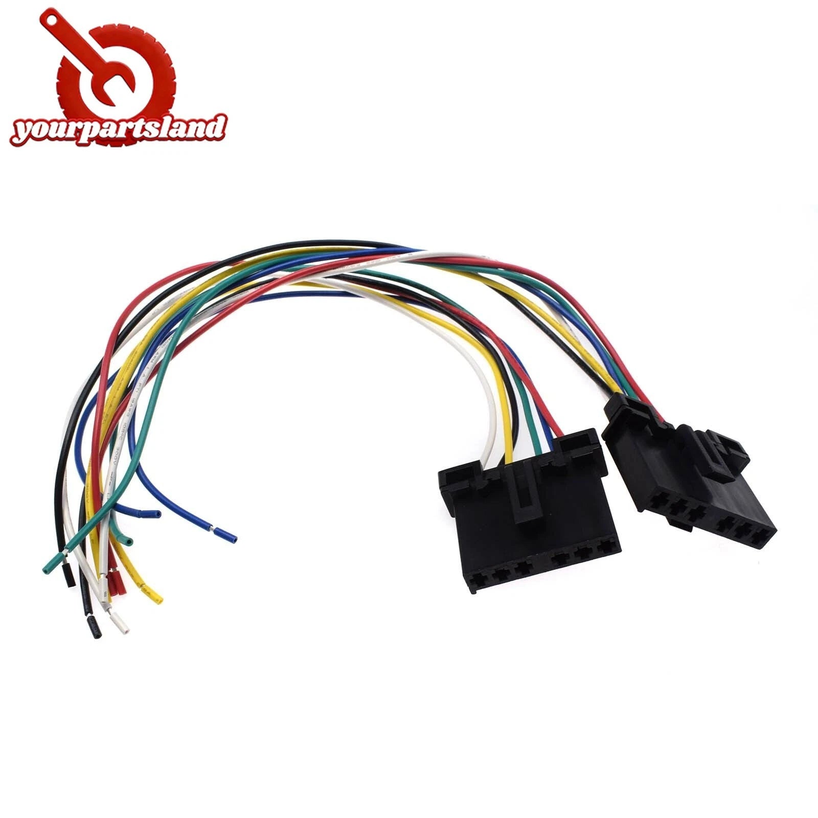 2PCS Rear Stop Tail Lamp Wiring Harness Loom Repair Cable for Ford Transit 00-15 6B93BC-57