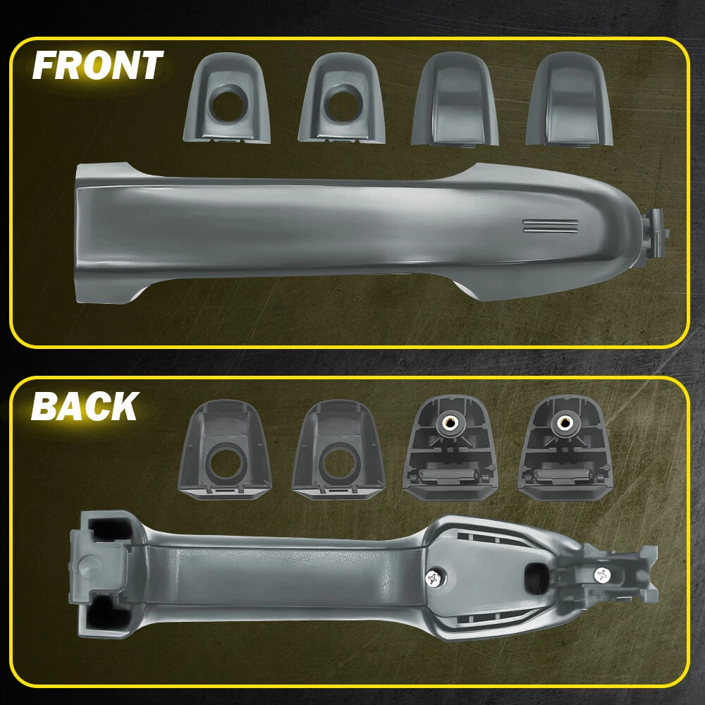 Set Of 4 Outside Door Handle 1G3 Magnetic Gray Metallic For 2012-17 Toyota Camry 6B93BC-57