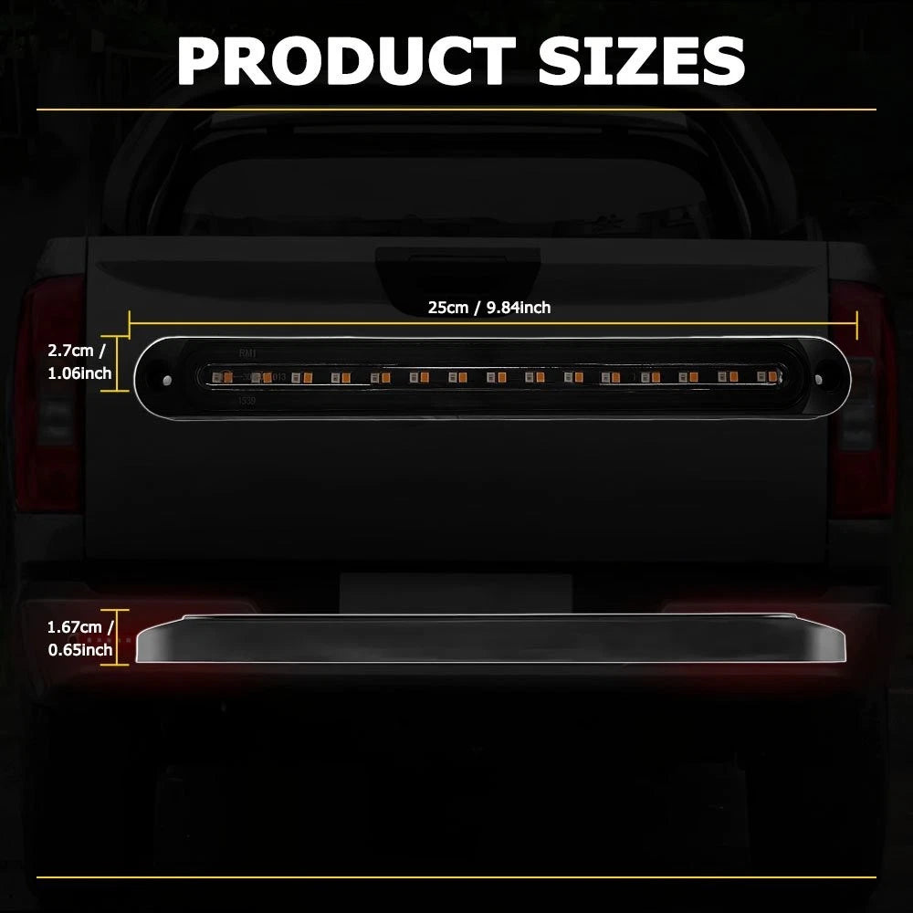 Sequential LED Light Bar DRL Brake Flowing Turn Signal Stop Tail Strip Truck EOA 6B93BC-57