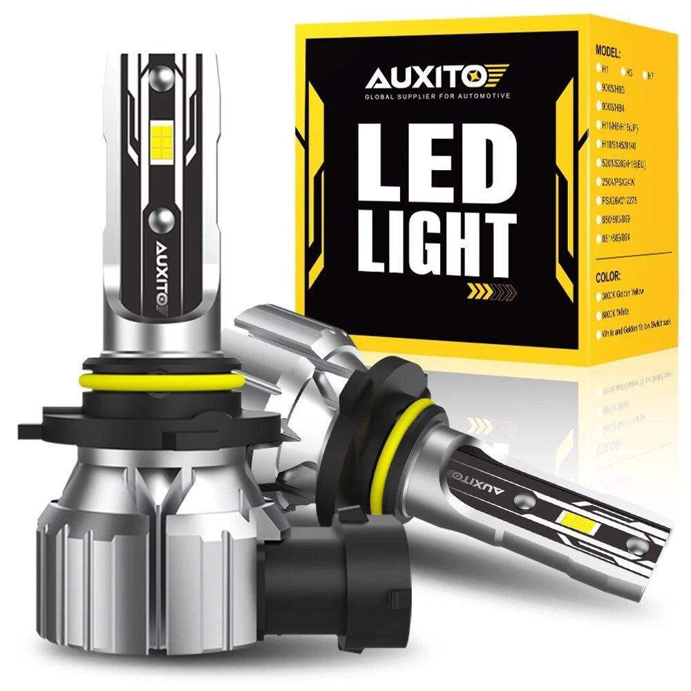4X AUXITO 9005 9006 LED Headlight Combo Kit Bulb High Low Beam Super White USA A AUXITO