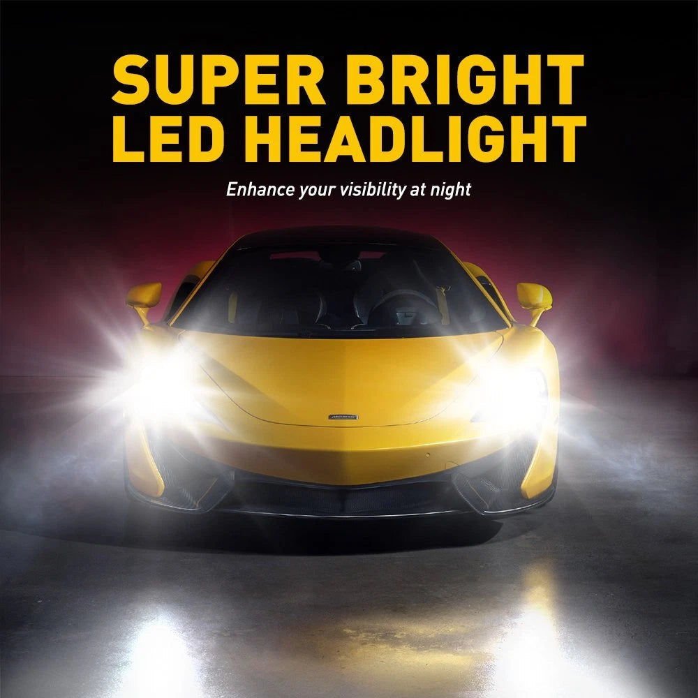 AUXITO 9005 HB3 LED Headlight Bulbs Kit High Beam 20000LM Super Bright White EOA AUXITO