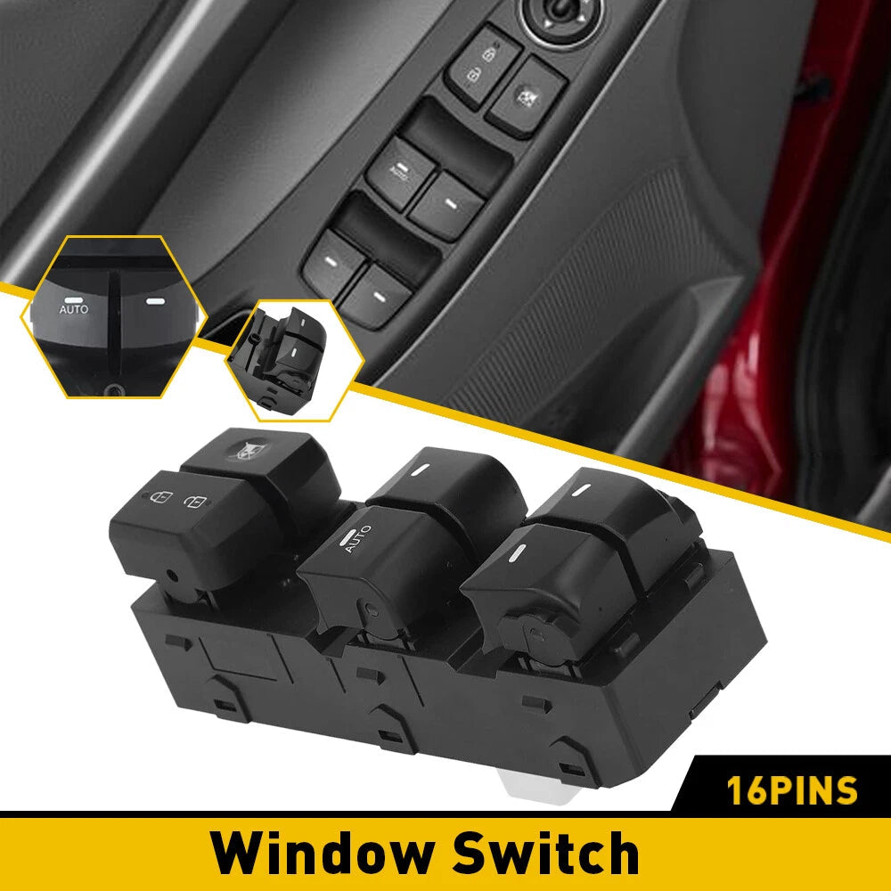 FOR Hyundai Elantra 2014 2015 2016 Left Driver Master Door Window Switch EOA 6B93BC-57