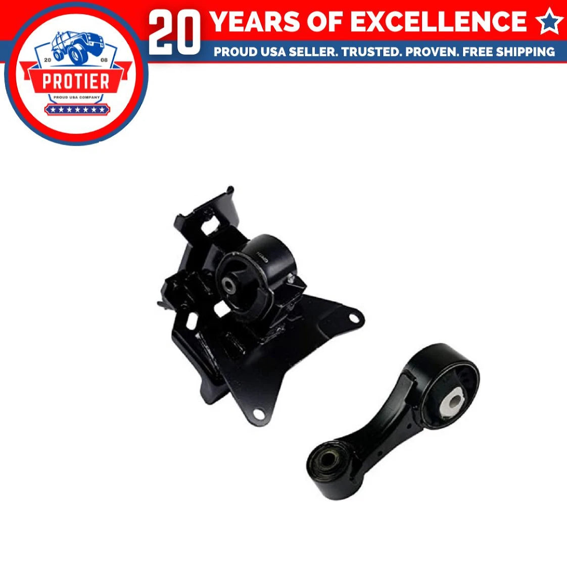 Torque Strut & Trans Mount 2PCS Set Fit 2008-2014 Scion xD 1.8L for Manual 6B93BC-57