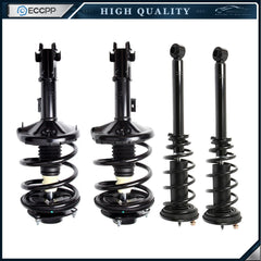 4 Front Rear Complete Struts Shocks Mounts Spring For 03-04 Mitsubishi Eclipse MITSUBISHI