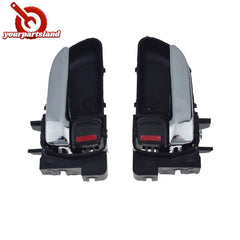 Left Right Inside Door Handle Shiny Chrome 2PCS For Subaru Forester 2003-2008 6B93BC-57