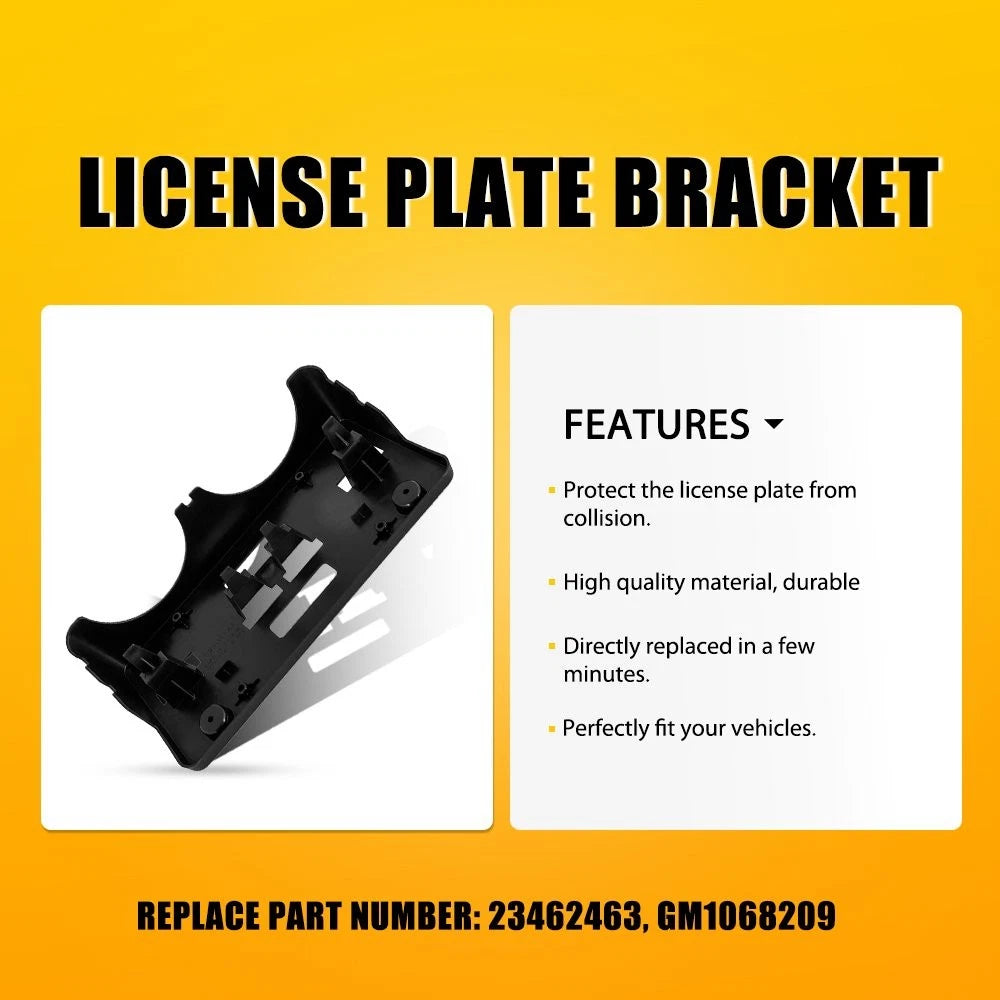 For GMC 2018-2021 TERRAIN FRONT LICENSE PLATE HOLDER MOUNTING BRACKET 23462463 A 6B93BC-57