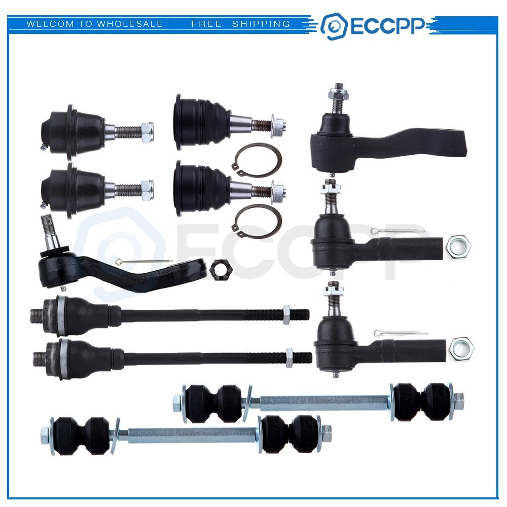 12pc For GMC Sierra 2500 3500 2WD 4WD Complete Front Suspension Pitman Idler Kit 6B93BC-57