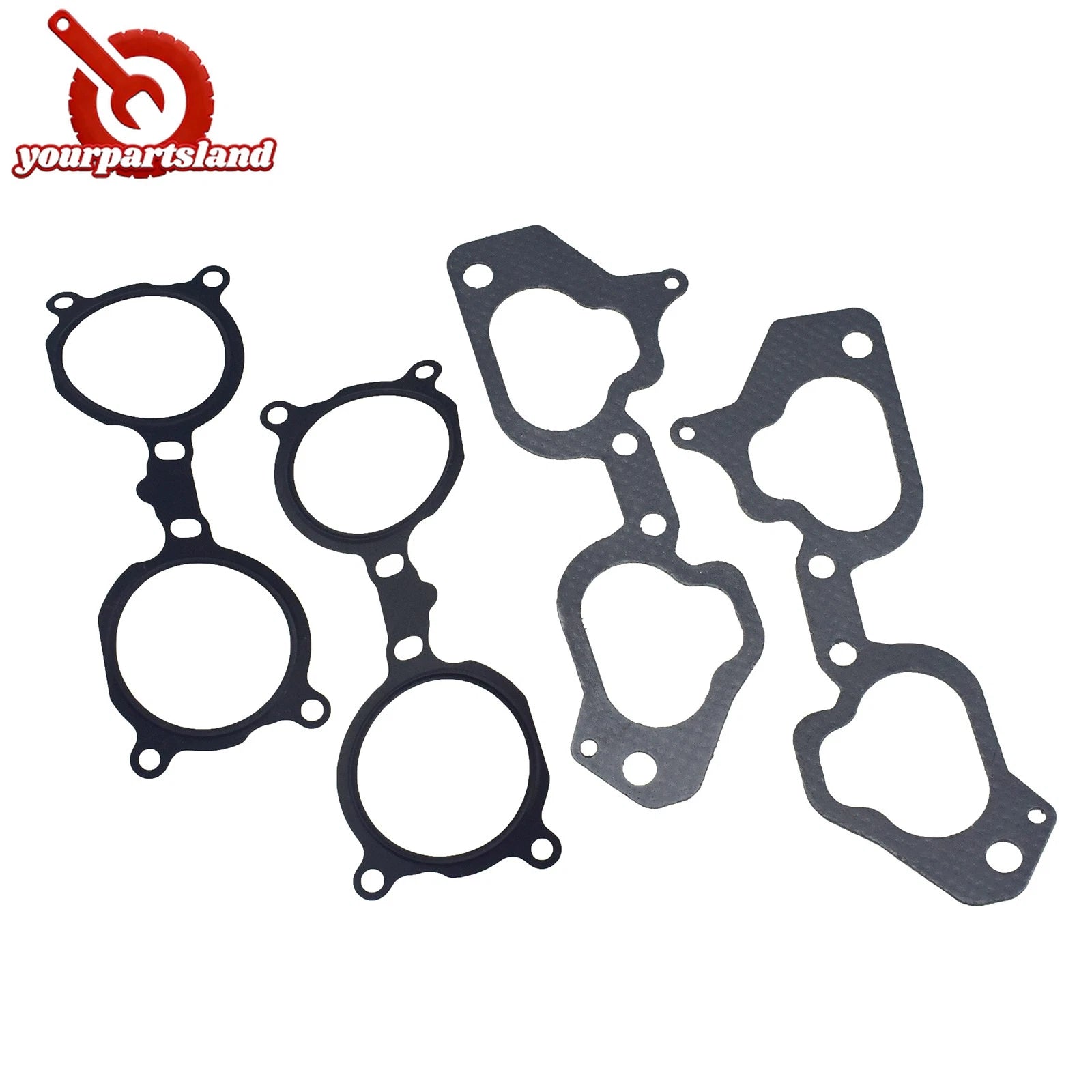 Intake Manifold Gasket 4PC For Subaru BAJA Impreza WRX STI 14035AA421 14075AA161 6B93BC-57