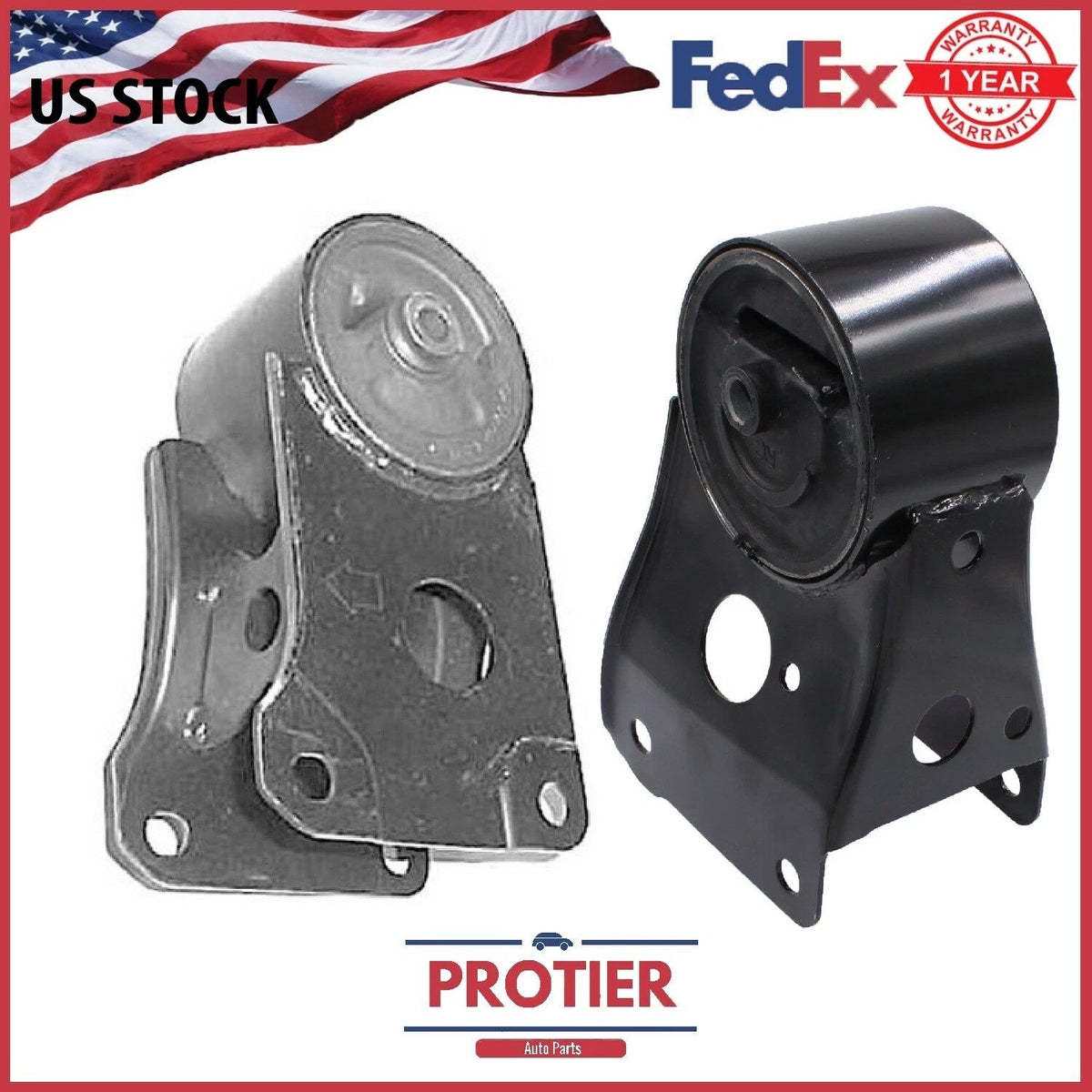 Engine Motor Mount Set for 1995-2003 Maxima 3.0/ 3.5L Front & Rear 6B93BC-57