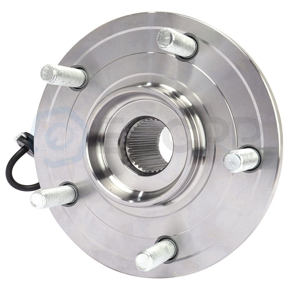 Front Suspension Wheel Hub Bearing + Brake Rotor Pad For 2008-2016 Grand Caravan 6B93BC-57