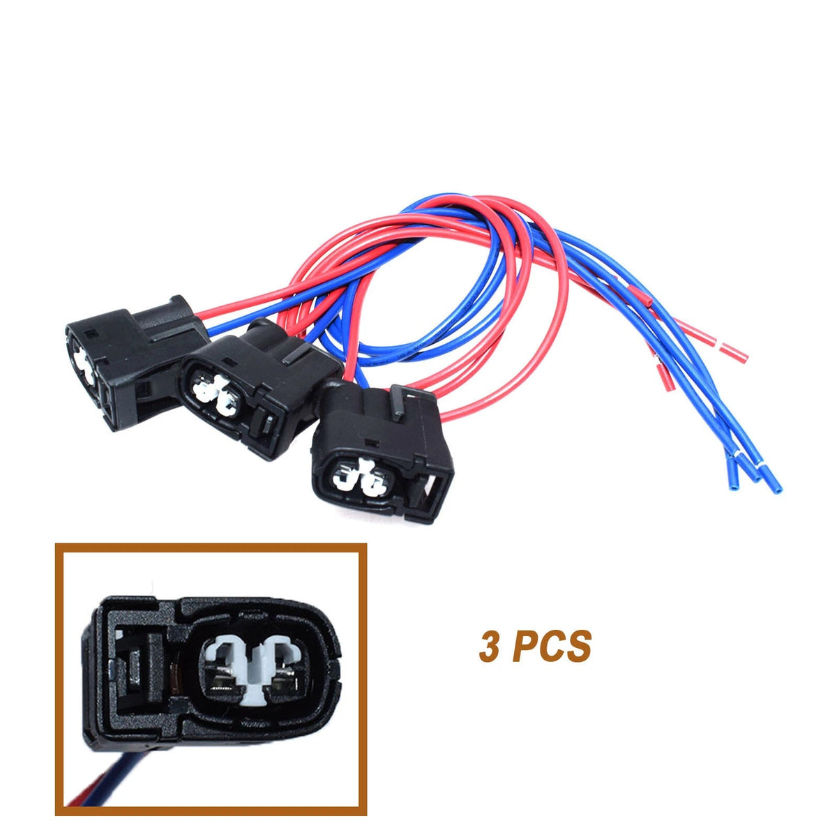 3pcs HGHS-010 For Lexus is300 / GS300 / SC300 Ignition Coil Connector Plug Wires 6B93BC-57