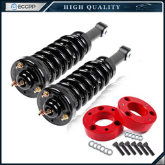 2.5" Front Leveling Lift Kit & Front Complete Struts For 2009-2013 Ford F150 4WD 6B93BC-57