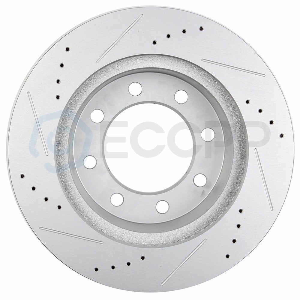 Front Brake Calipers & Rotors & Pads Set 8Pcs  For 2006-2008 Dodge Ram 1500 6B93BC-57